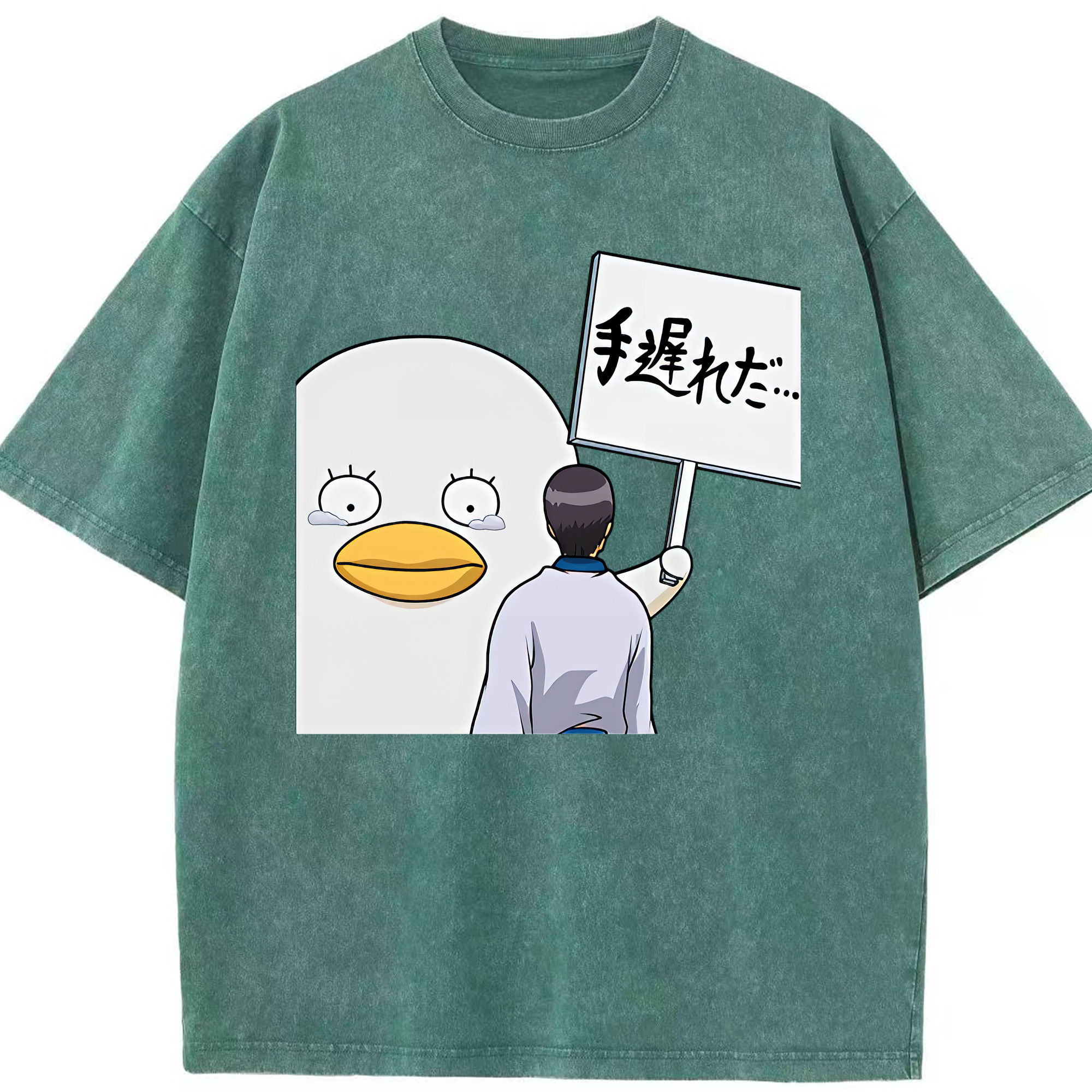 （画像用） ぎんたま 坂田銀時（さかたぎんとき） 神楽 志村新八（しむら しんぱち） GINTAMA Sakata Gintoki Kagura Shimura Shinpachi 綿100% ヴィンテージ風 半袖Tシャツ（フロントプリント）